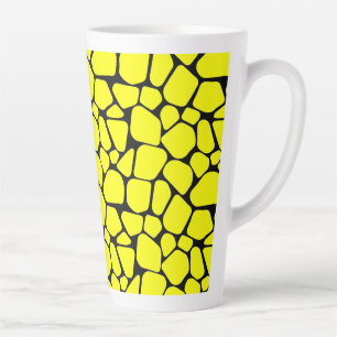 Abstract Predator Skin Camo Art: Adventure-Inspire Latte Mug