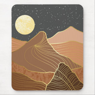 Abstract premium painting mouse pad