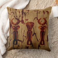 Abstract Primitive old vintage African art