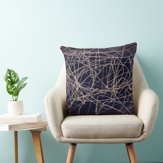 Abstract print cushion  (Chair)