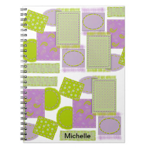 Abstract Print Notebook