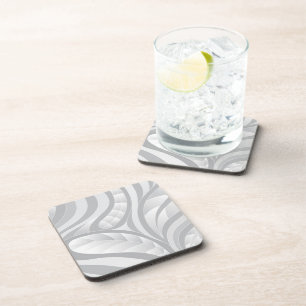 Abstract Print Plastic Coaster