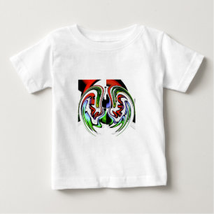 Abstract Profile Art Print Baby T-Shirt