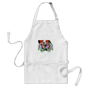 Abstract Profile Art Print Standard Apron