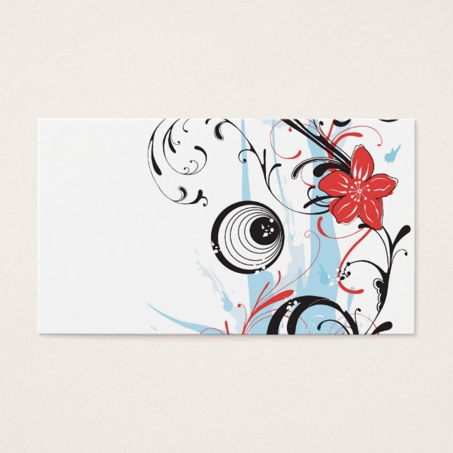 Abstract Profile Card (Front)