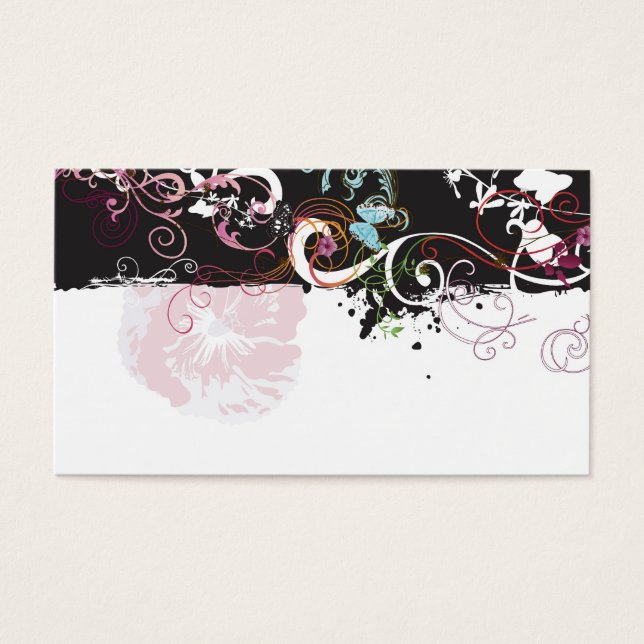 Abstract Profile Card (Front)