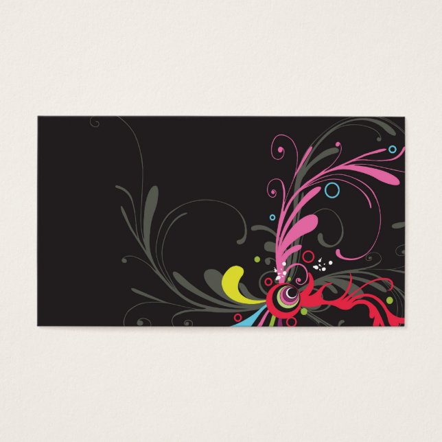 Abstract Profile Card (Front)