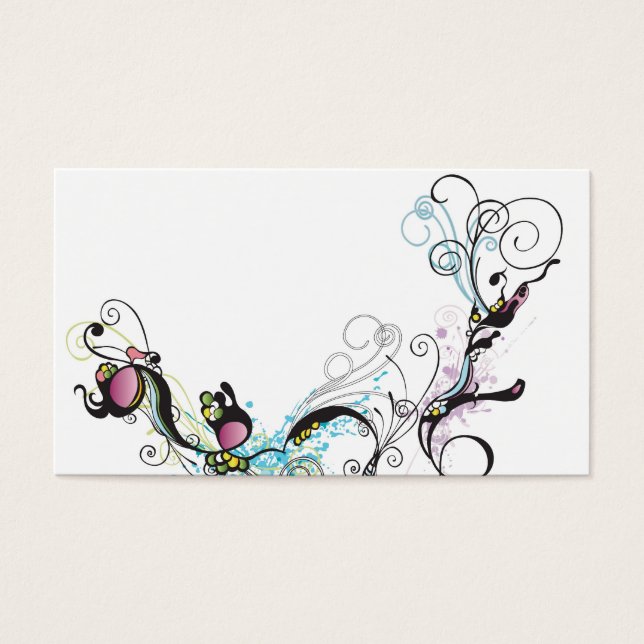 Abstract Profile Card (Front)