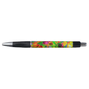 Abstract Psychedelic Flowers