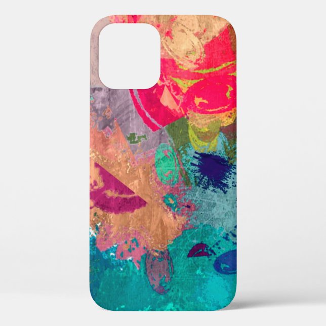 abstract psychedelic fractal background from blurr Case-Mate iPhone case (Back)