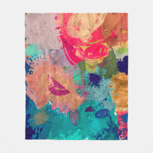 abstract psychedelic fractal background from blurr fleece blanket