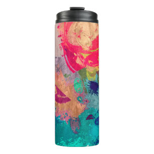 abstract psychedelic fractal background from blurr thermal tumbler