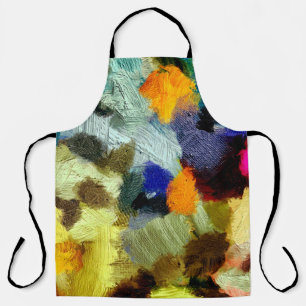 abstract psychedelic grunge background graphic sty apron