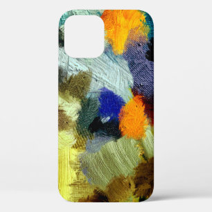 abstract psychedelic grunge background graphic sty iPhone 12 case