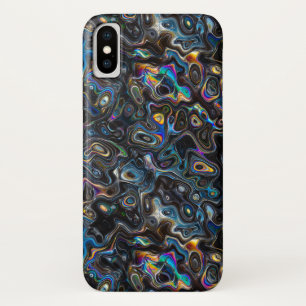 Abstract Psychedelic Pattern iPhone X Case