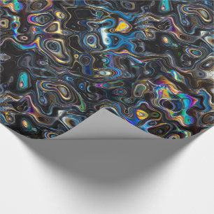 Abstract Psychedelic Pattern Wrapping Paper