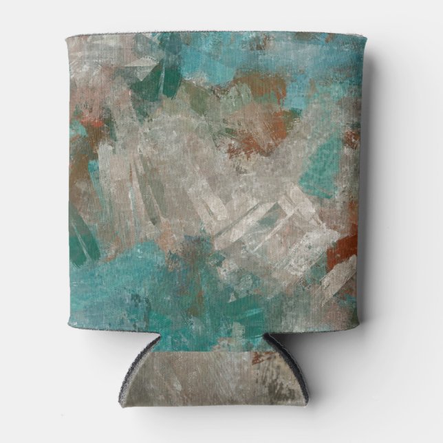 Abstract Psychedelic Strokes Texture. Can Cooler (Front)