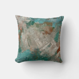 Abstract Psychedelic Strokes Texture. Cushion