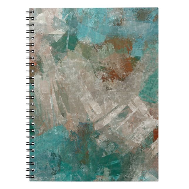 Abstract Psychedelic Strokes Texture. Notebook (Front)