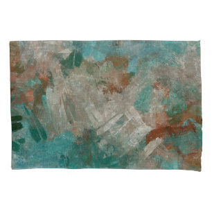 Abstract Psychedelic Strokes Texture. Pillowcase
