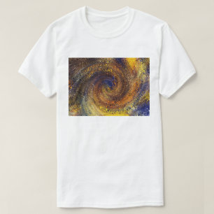 Abstract Psychedelic Swirl Pattern Colourful Art T-Shirt