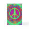 Abstract Psychedelic Tie-Dye Peace Sign