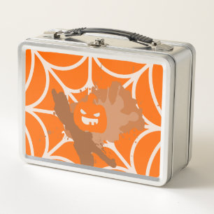 Abstract Pumpkin Metal Lunch Box
