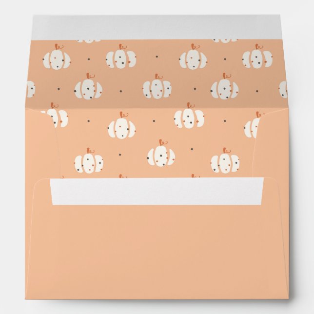 Abstract Pumpkin Pattern Envelope (Back (Bottom))