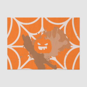 Abstract Pumpkin Tissue Paper