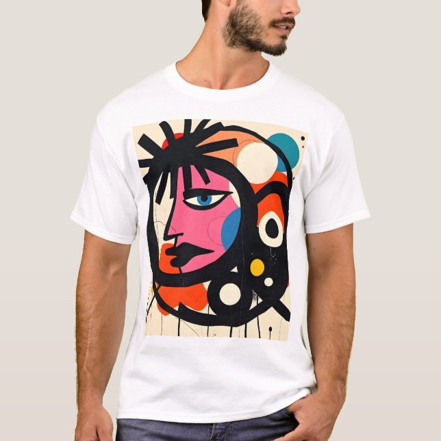 Abstract Punk Art T-Shirt (Front)