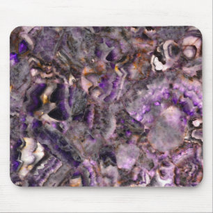 Abstract purple Amethyst Quartz, purple granite Mouse Pad
