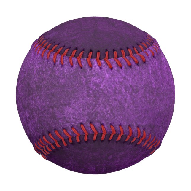 Abstract Purple Background Or Paper With Bright Baseball (Front)
