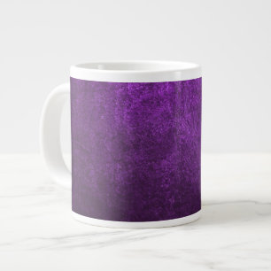 Abstract Purple Background Or Paper With Bright Large Coffee Mug