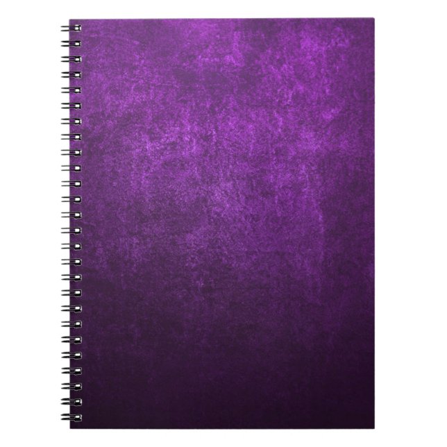 Abstract Purple Background Or Paper With Bright Notebook (Front)