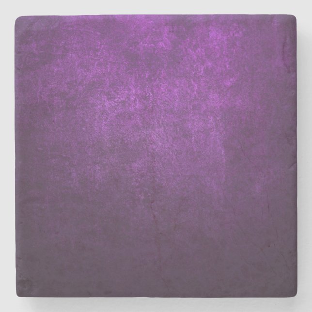 Abstract Purple Background Or Paper With Bright Stone Coaster (Front)