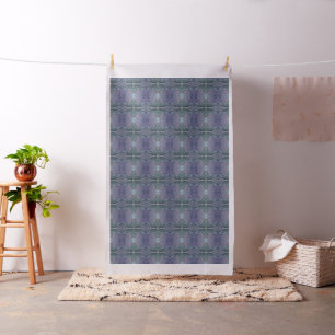 Abstract Purple Black Green and Pink Kalidoscope Fabric