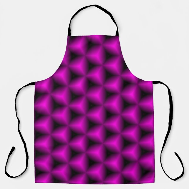 Abstract purple geometric background.abstract, art apron (Front)
