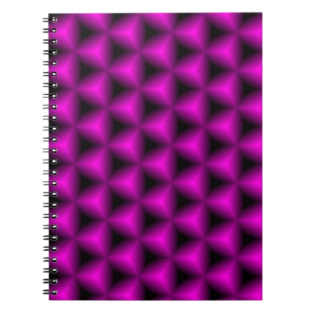 Abstract purple geometric background.abstract, art notebook (Front)