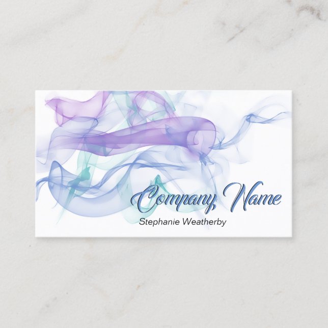 Abstract Purple Haze Business Card (Front)
