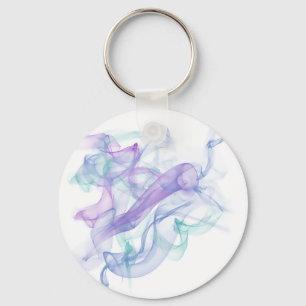 Abstract Purple Haze Key Ring