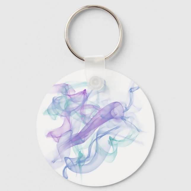 Abstract Purple Haze Key Ring (Front)