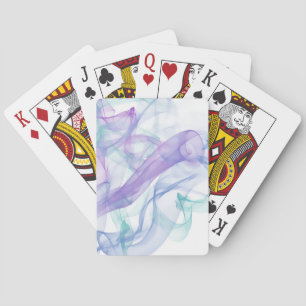 Abstract Purple Haze Playing Cards
