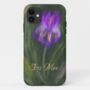 Abstract Purple Iris Floral  Case-Mate iPhone Case