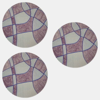 Abstract Purple Labels