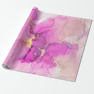 Abstract purple,  lilac,  pink,  gold background,  wrapping paper
