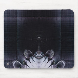 Abstract Purple Mouse Pad