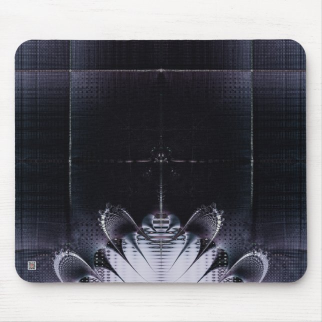 Abstract Purple Mouse Pad (Front)