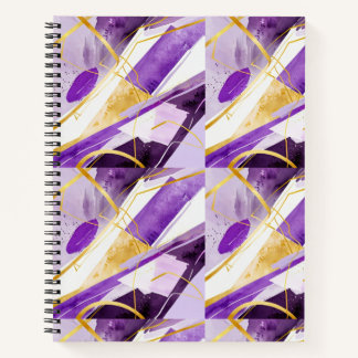Abstract purple notebook
