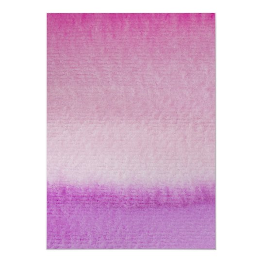 Abstract Purple Ombre Watercolor Wash Card