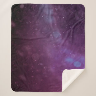 Abstract purple pattern background sherpa blanket